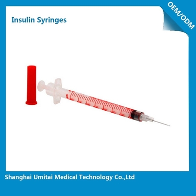 Agulhas alaranjadas vermelhas da pena da insulina 4mm para a gestão do auto dos pacientes do diabetes