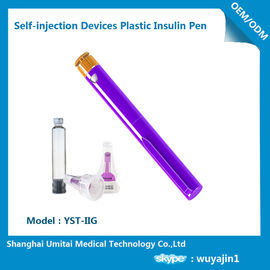 Pena manual da seringa da insulina, operação fácil da multi função da pena da agulha do diabético