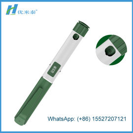 Pena descartável personalizada da insulina com o cartucho 3ml na cor verde